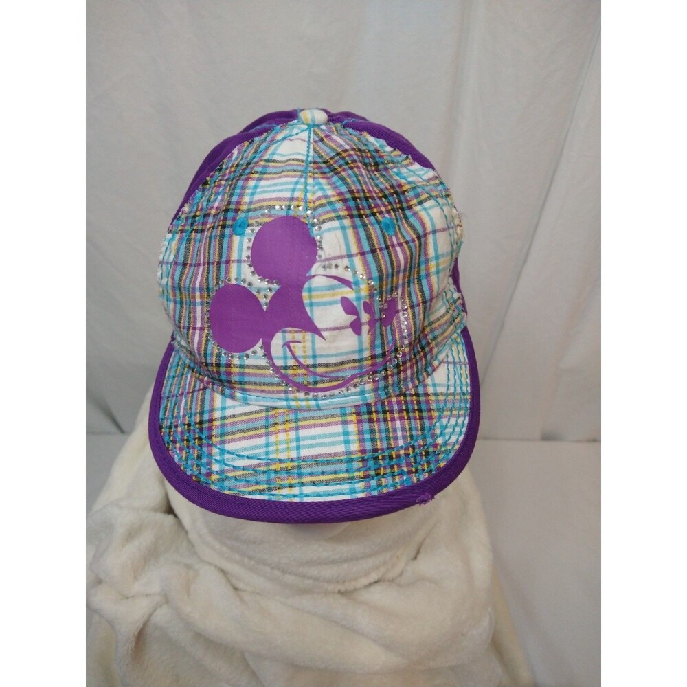 Disney Parks Authentic Original Mickey Mouse Purple Hat Adult Adjustable Cap